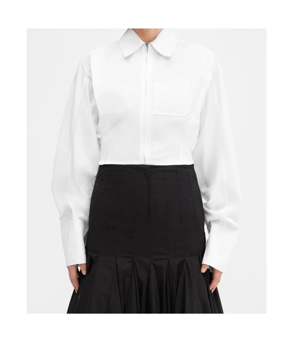 Short Zipper Shirt