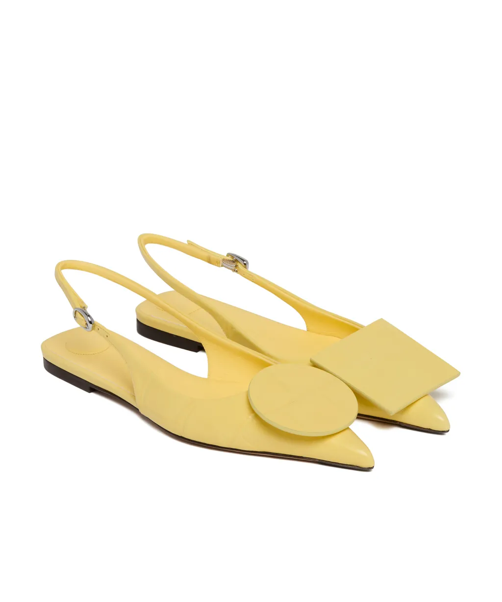 Pointed Toe Slingback Flats