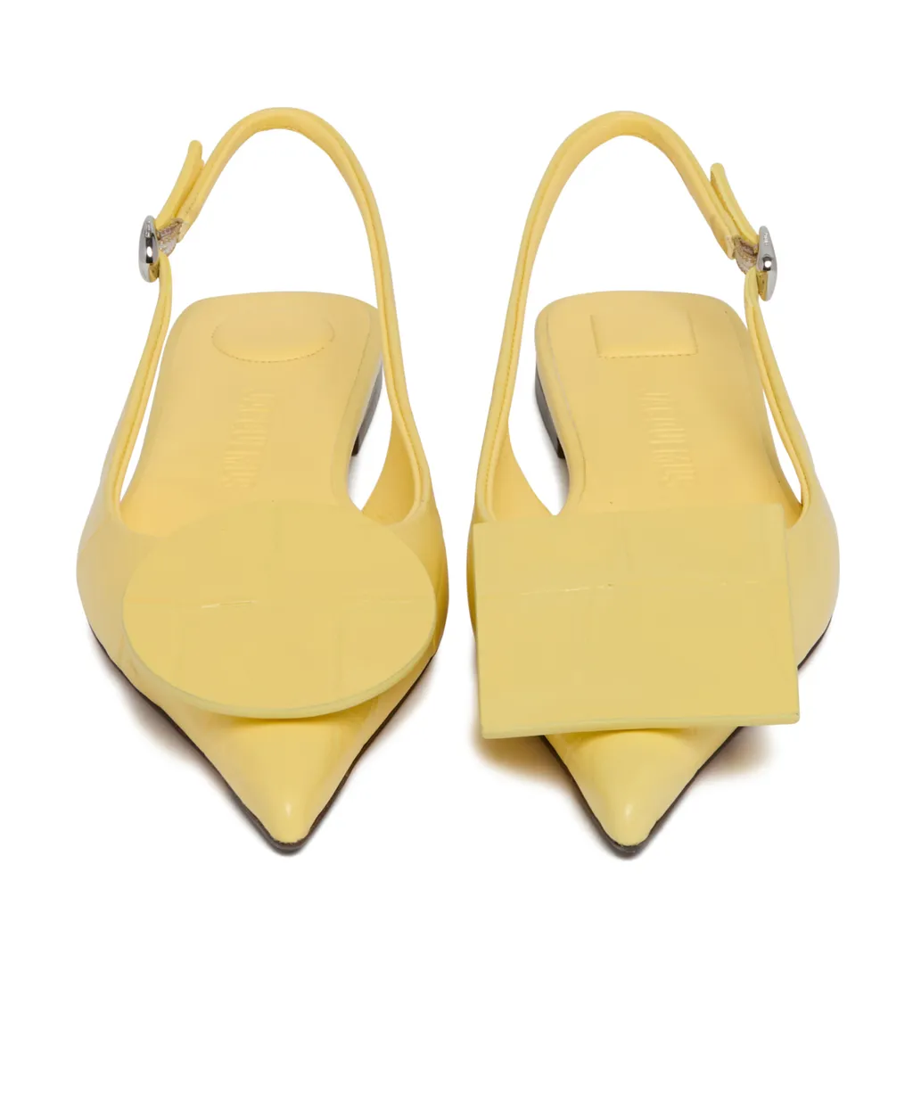 Pointed Toe Slingback Flats