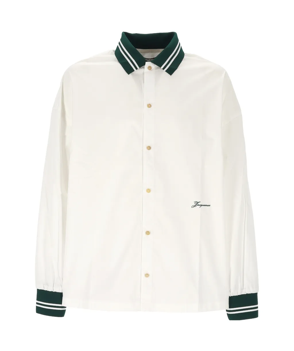 Long Sleeved Logo Detailed Shirt