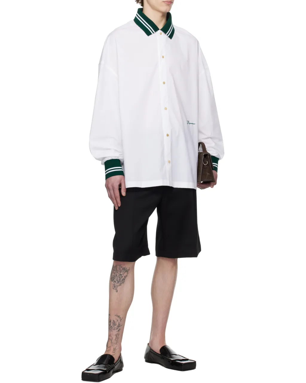 Long Sleeved Logo Detailed Shirt