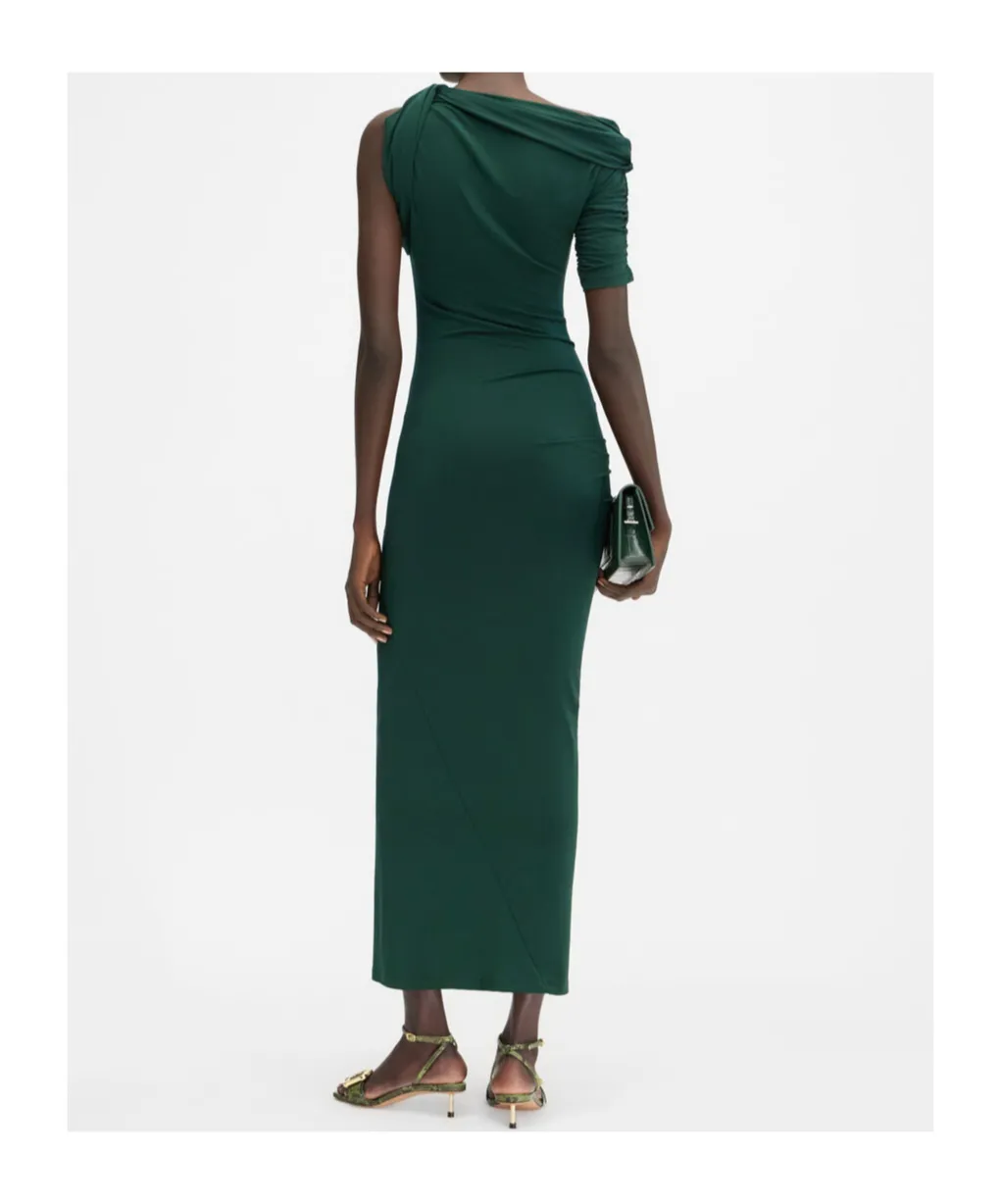 Asymmetrical Draped Dress