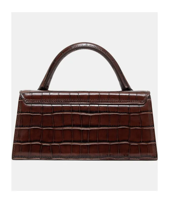 Logo Lettering Embossed Tote Bag