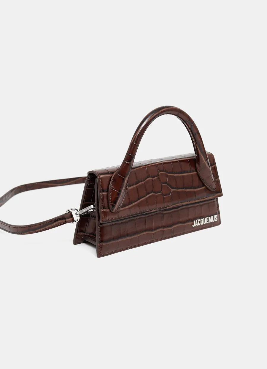 Logo Lettering Embossed Tote Bag