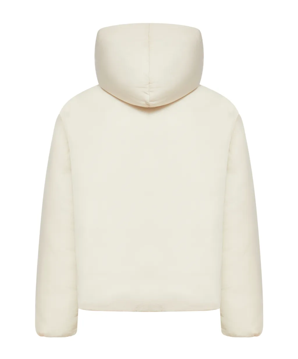 Logo Patch Padded Coat