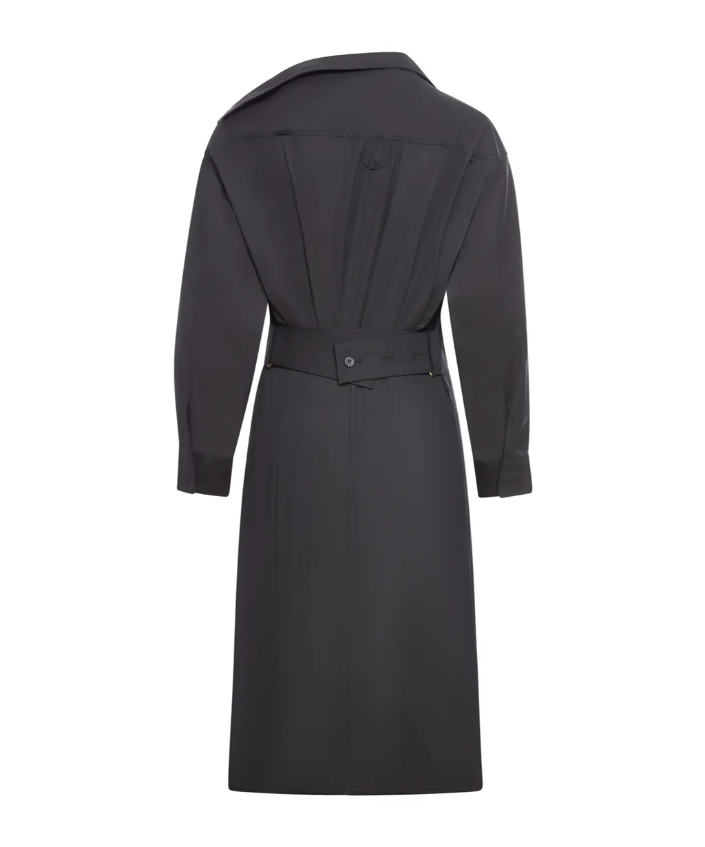 Asymmetric Shirt Dress