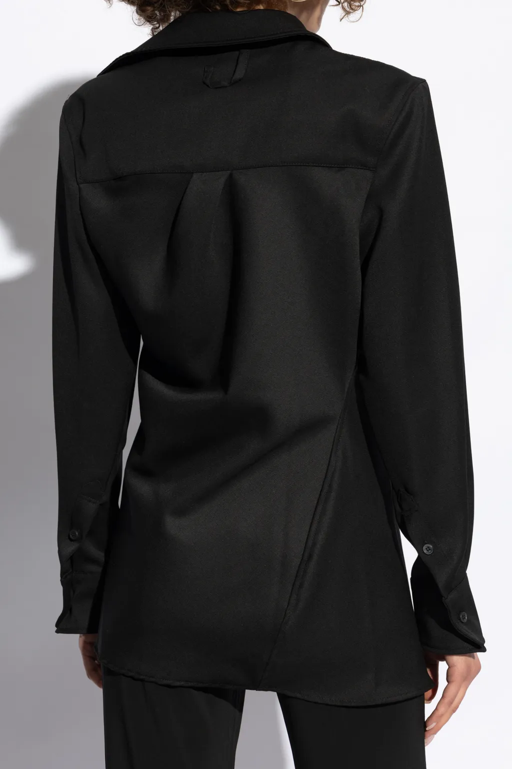 Asymmetric Button-Up Shirt