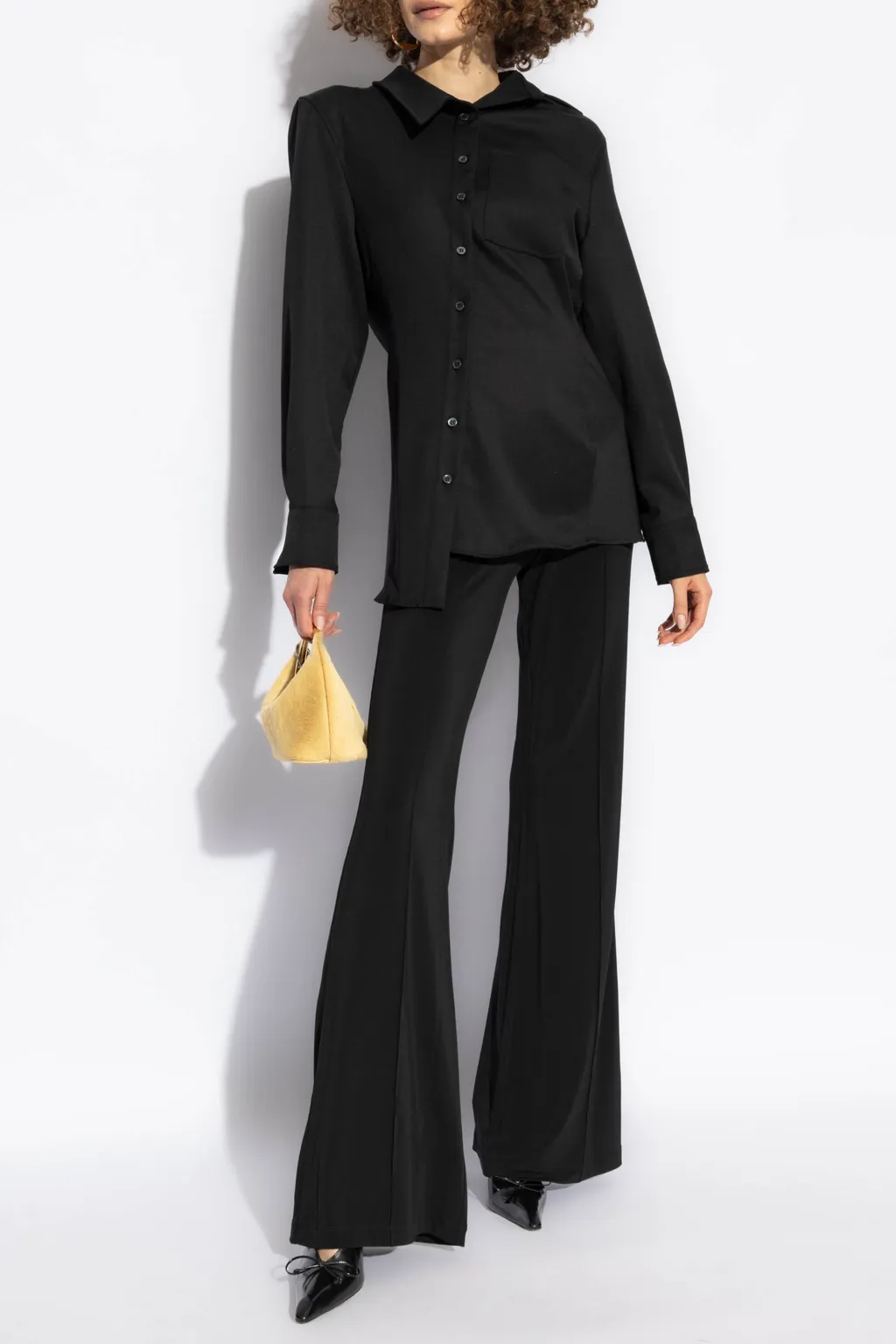 Asymmetric Button-Up Shirt