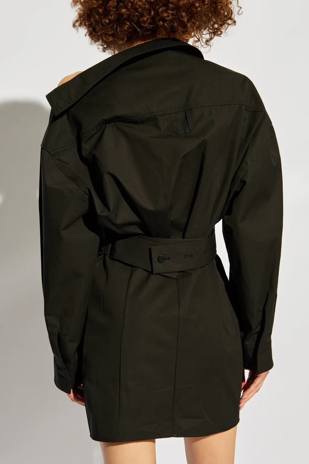 Asymmetric Shirt Dress