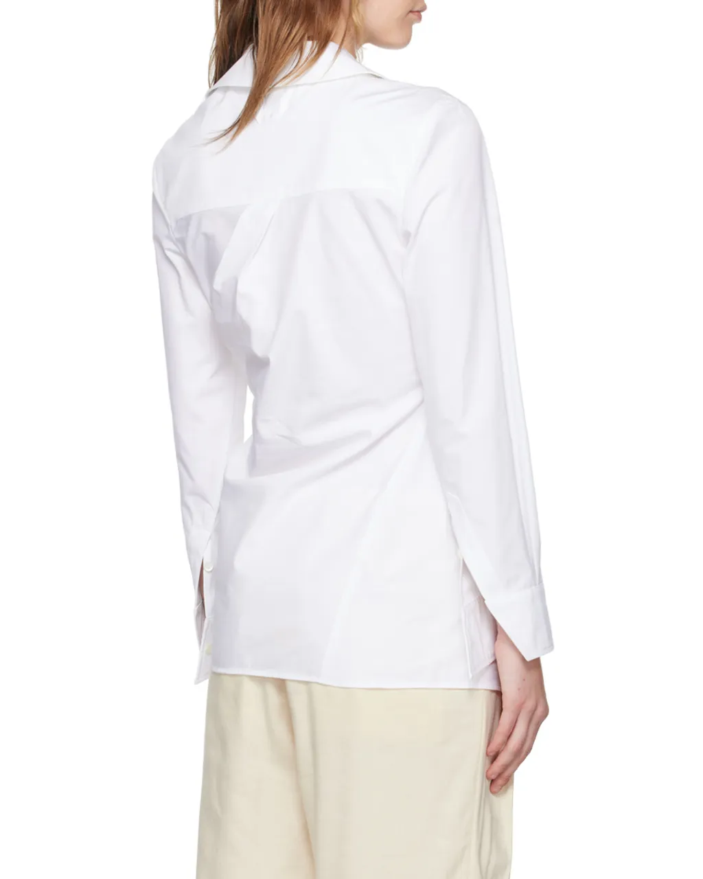 Asymmetric Hem Slim Fit Shirt