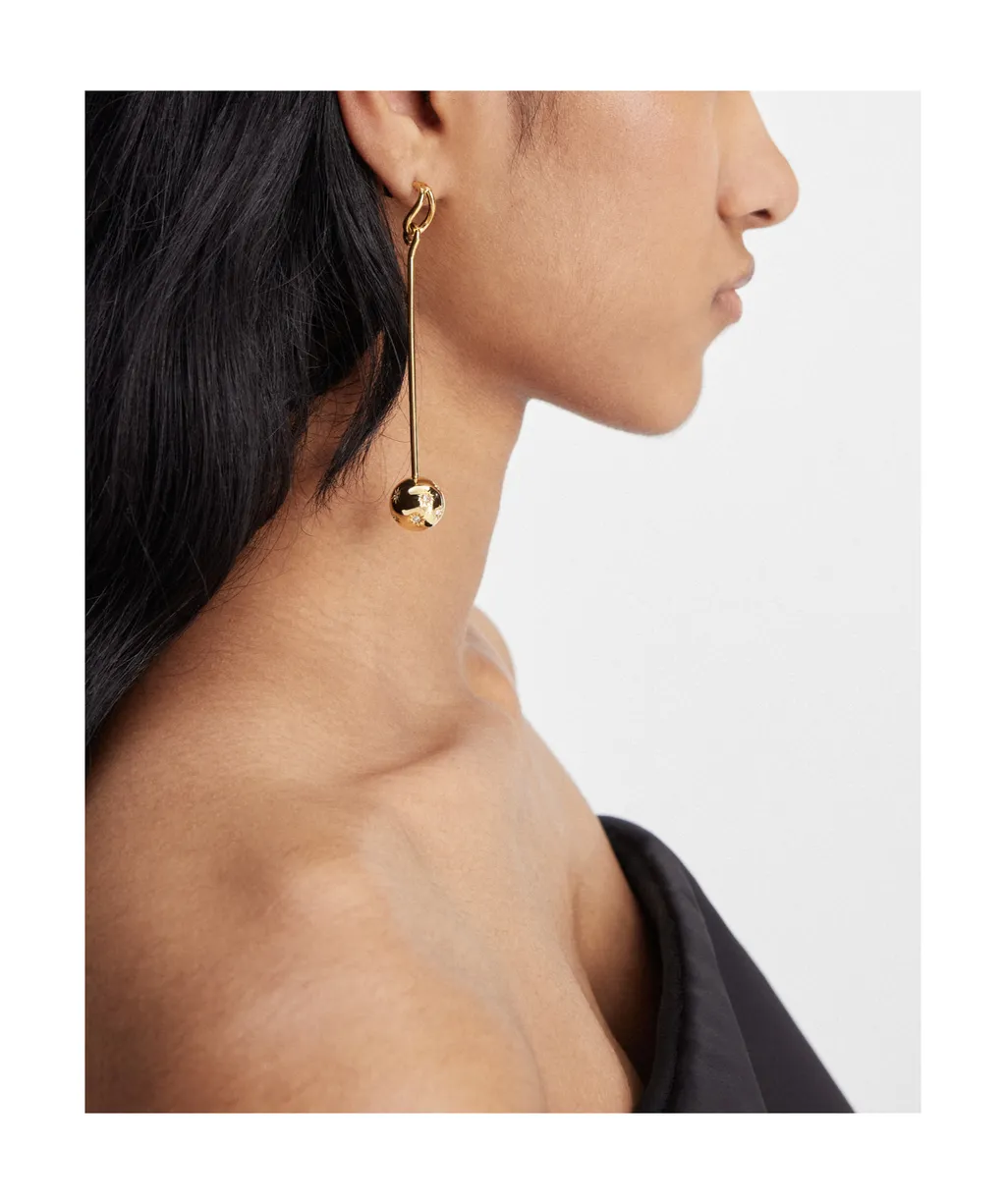 Rhinestone Pendant Earrings