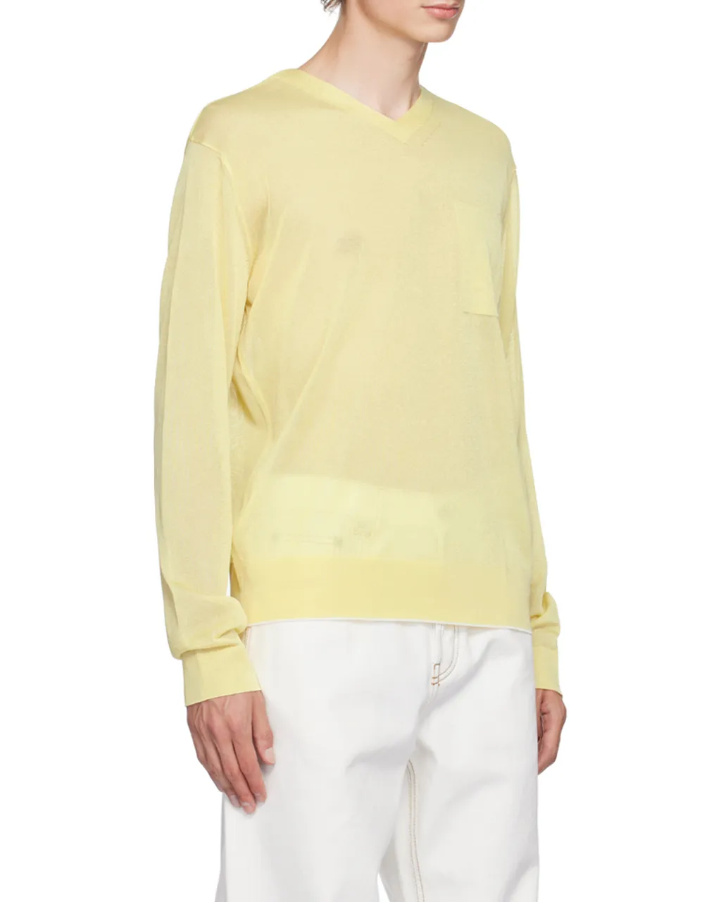 V-Neck Knit Sweater