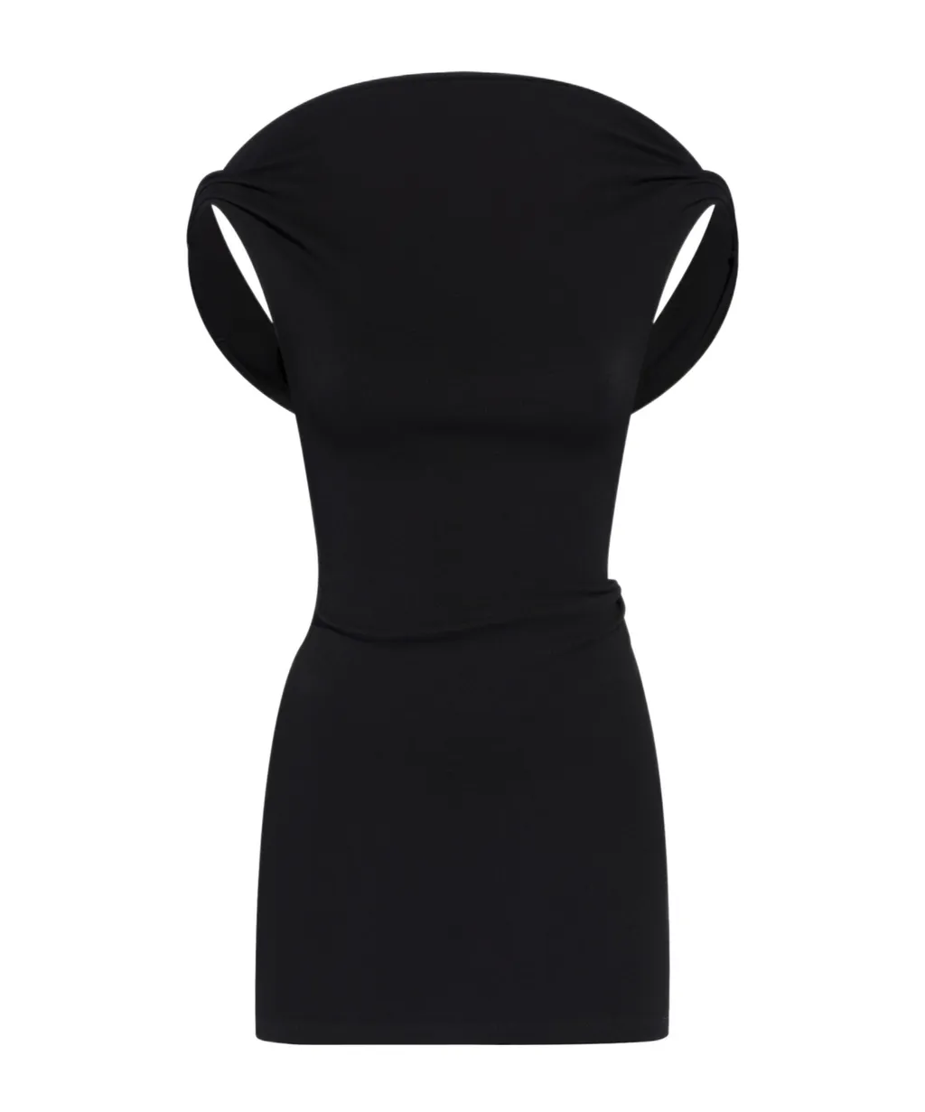 La Robe Bordo Sleeveless Mini Dress