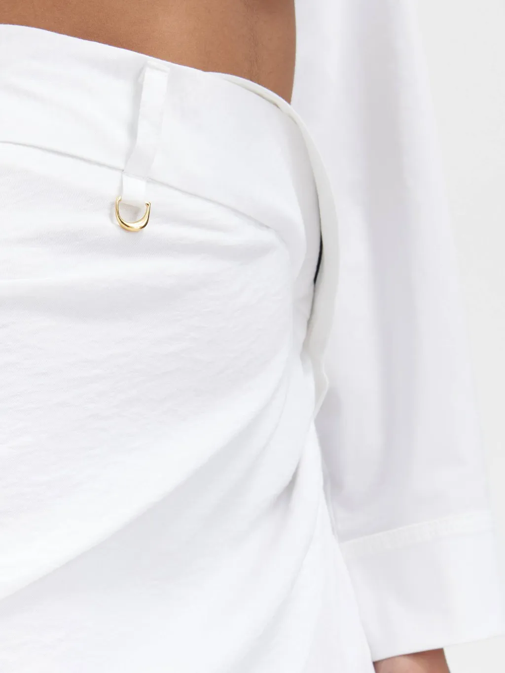 La Jupe Saudade Draped Skirt