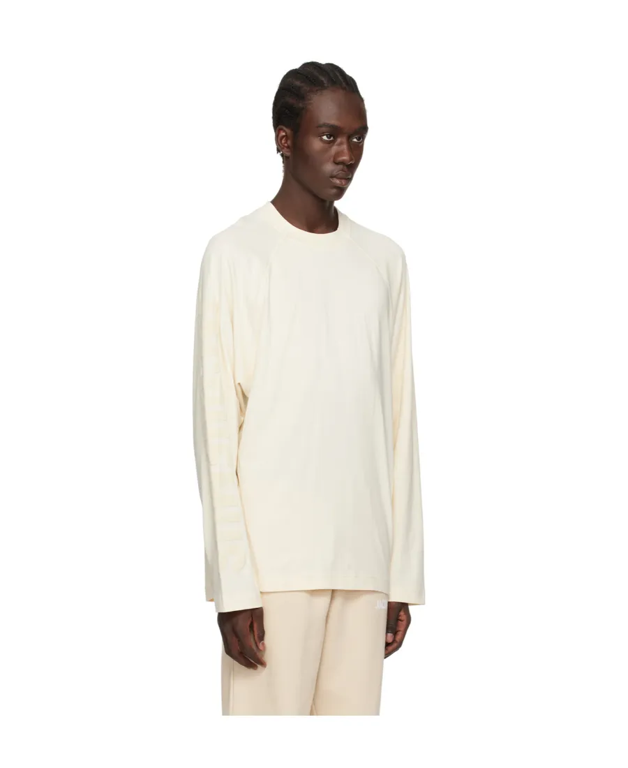 Le T-Shirt Typo Long-Sleeve Cotton T-Shirt