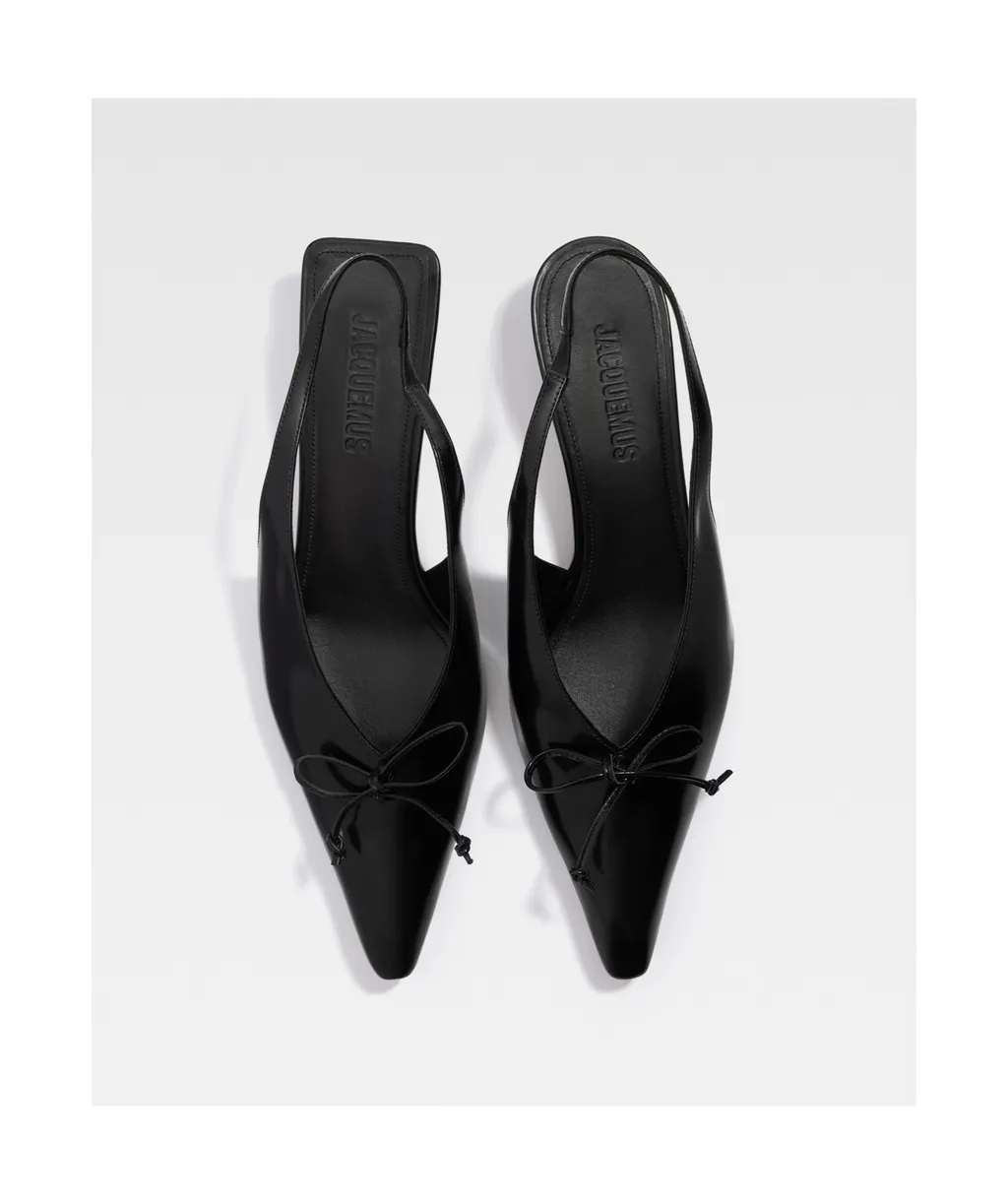 Sling-Back Kitten Heels