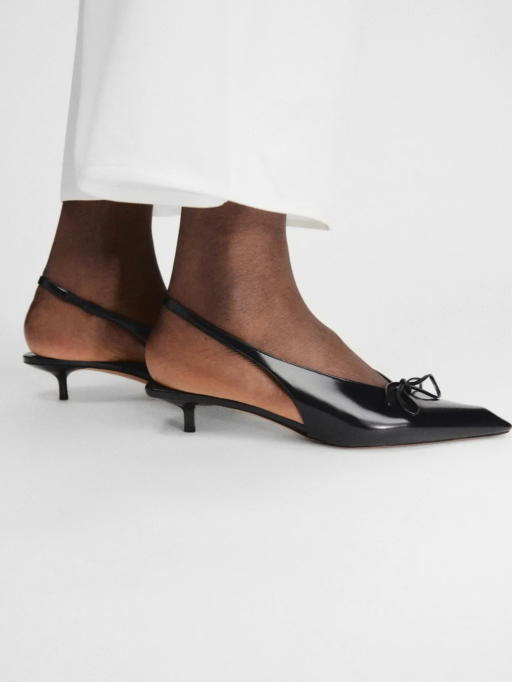 Sling-Back Kitten Heels