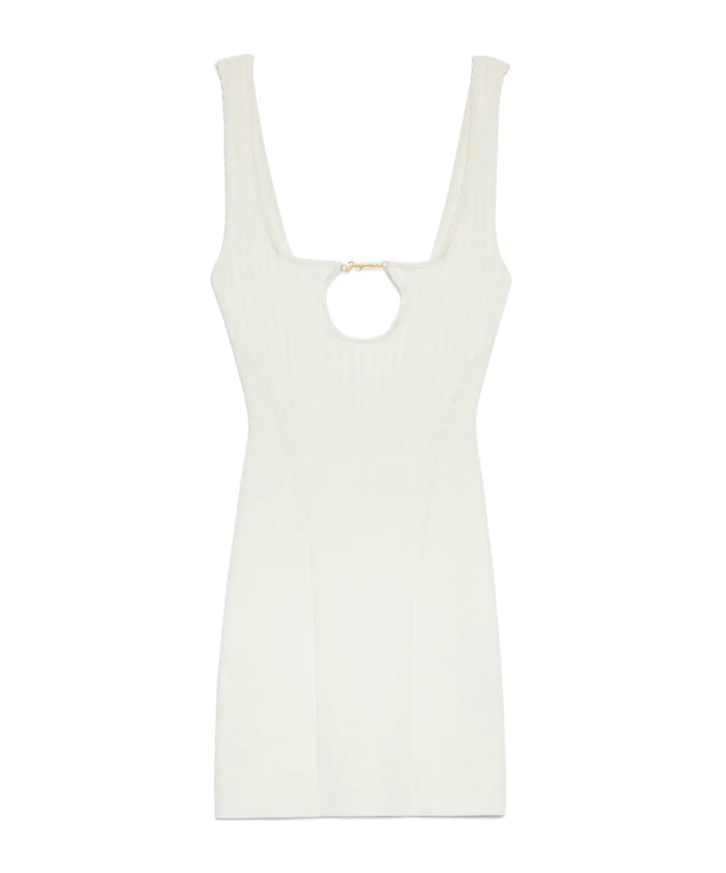 Scalloped Mini Dress