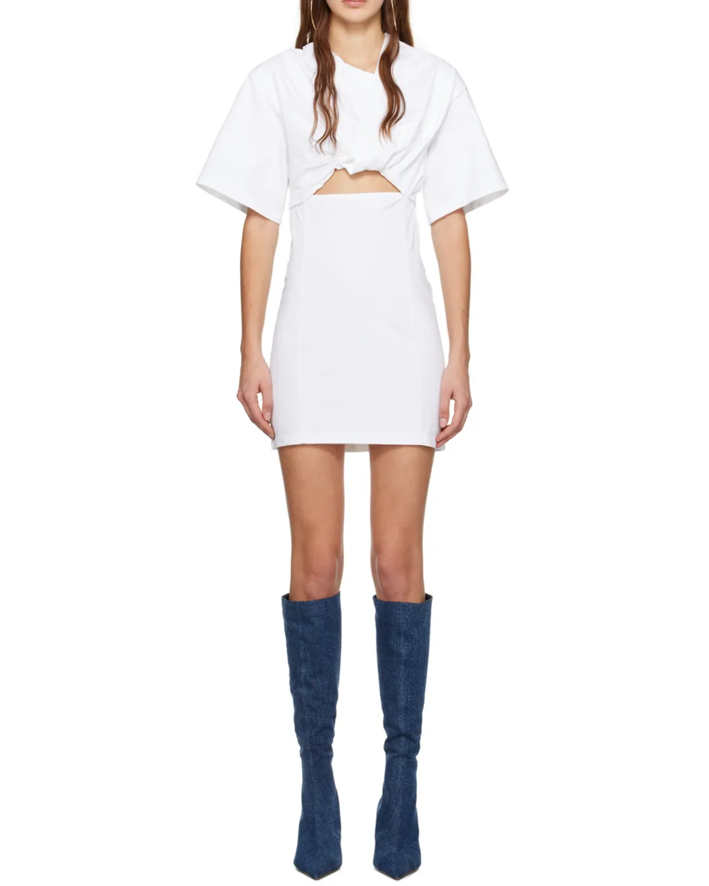 Twisted T-Shirt Mini Dress