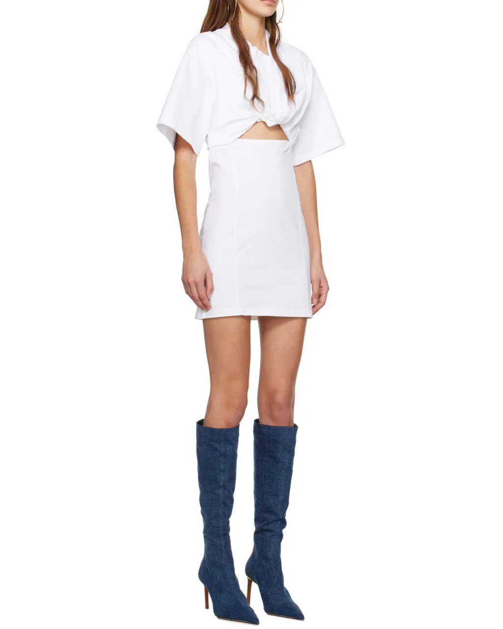Twisted T-Shirt Mini Dress