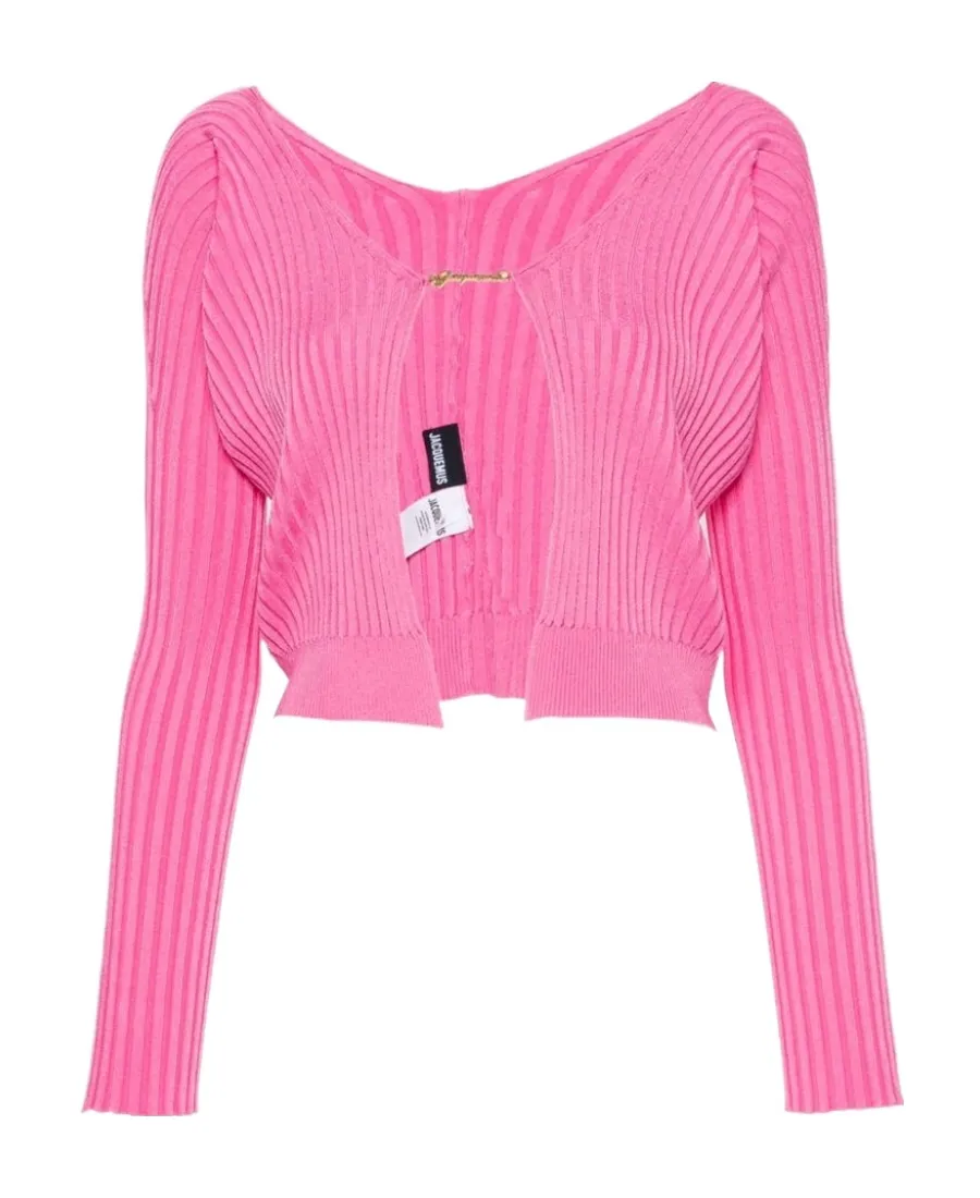 Logo Plaque Long-Sleeved Cardigan