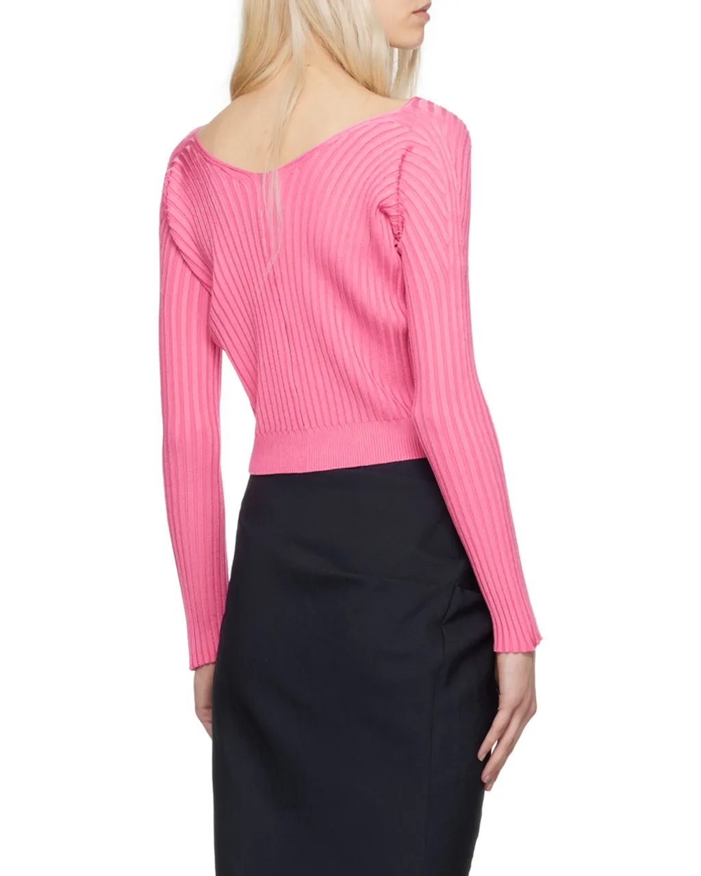 Logo Plaque Long-Sleeved Cardigan