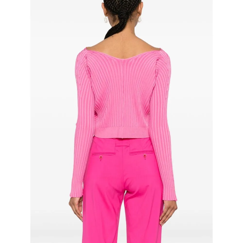 Logo Plaque Long-Sleeved Cardigan