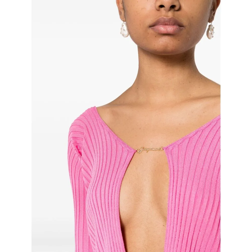 Logo Plaque Long-Sleeved Cardigan