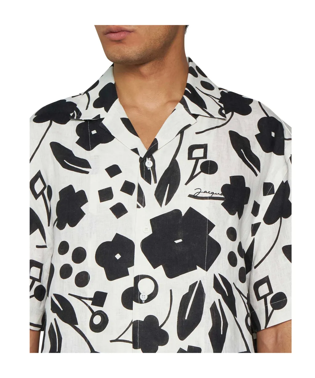 Graphic Print Short-Sleeved Shirt