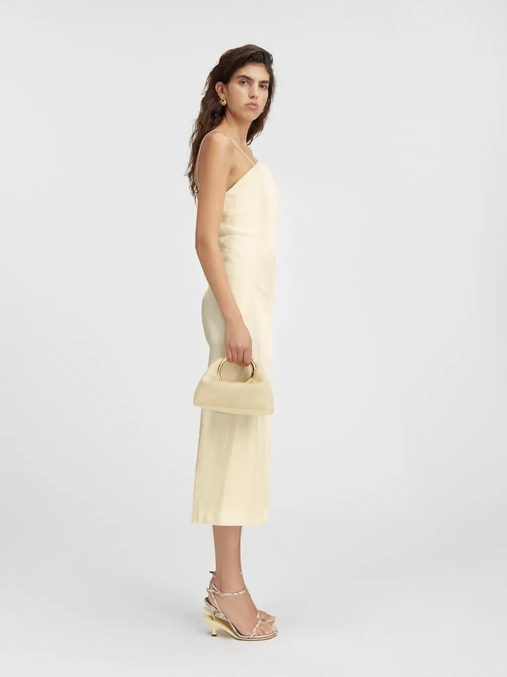 Thin Strap Mid-Length Dress