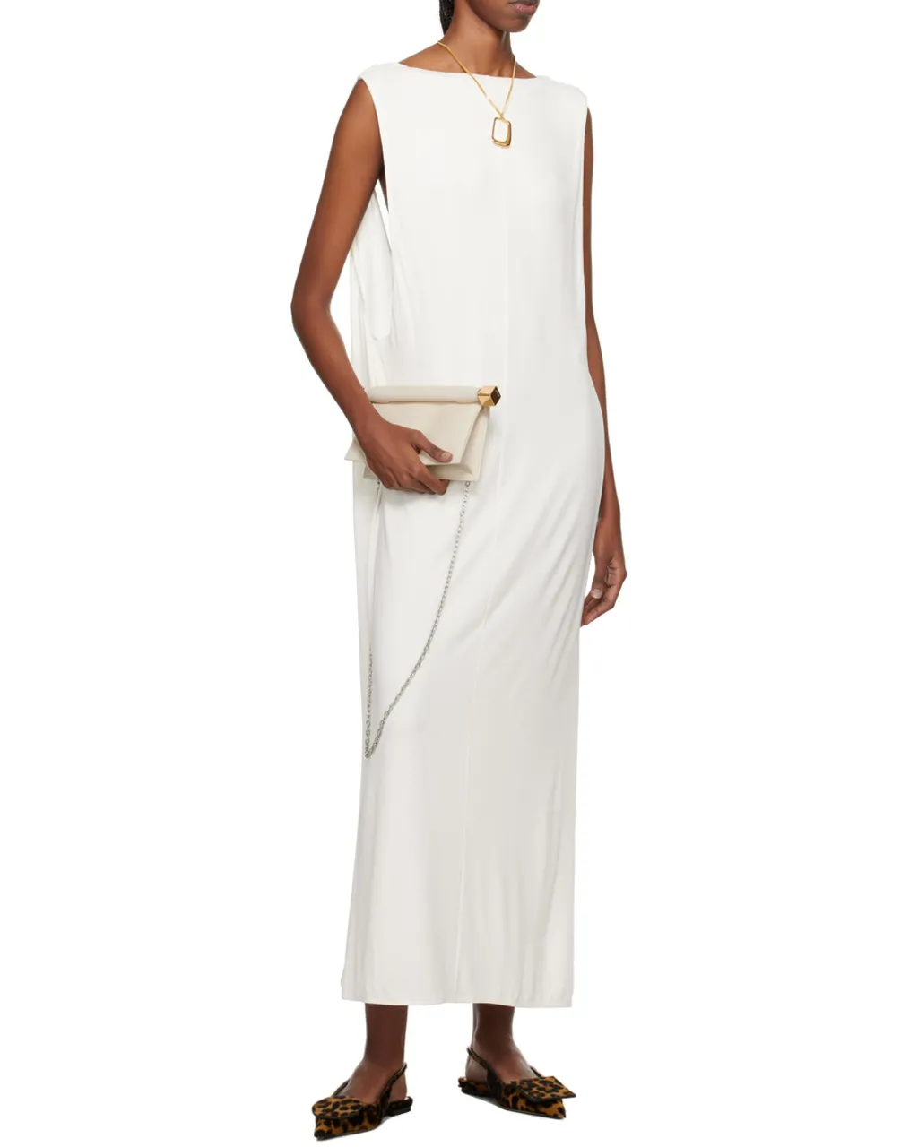 Draped Shift Dress