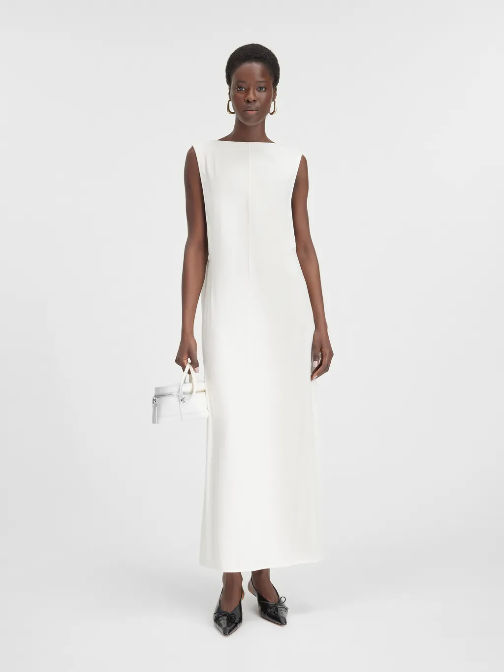 Draped Shift Dress