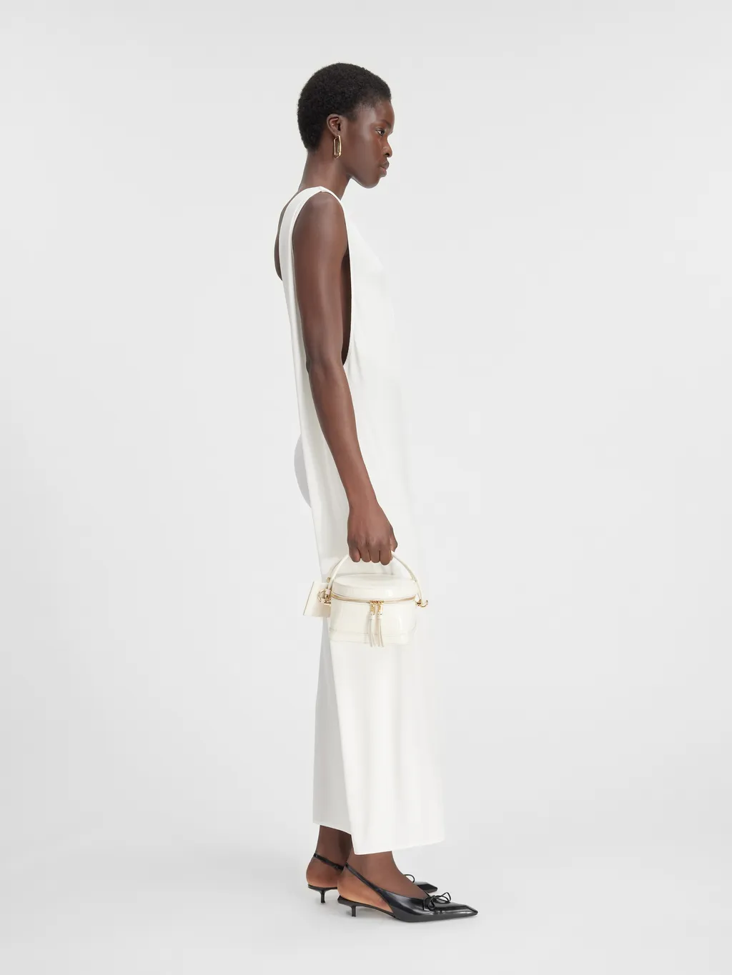Draped Shift Dress