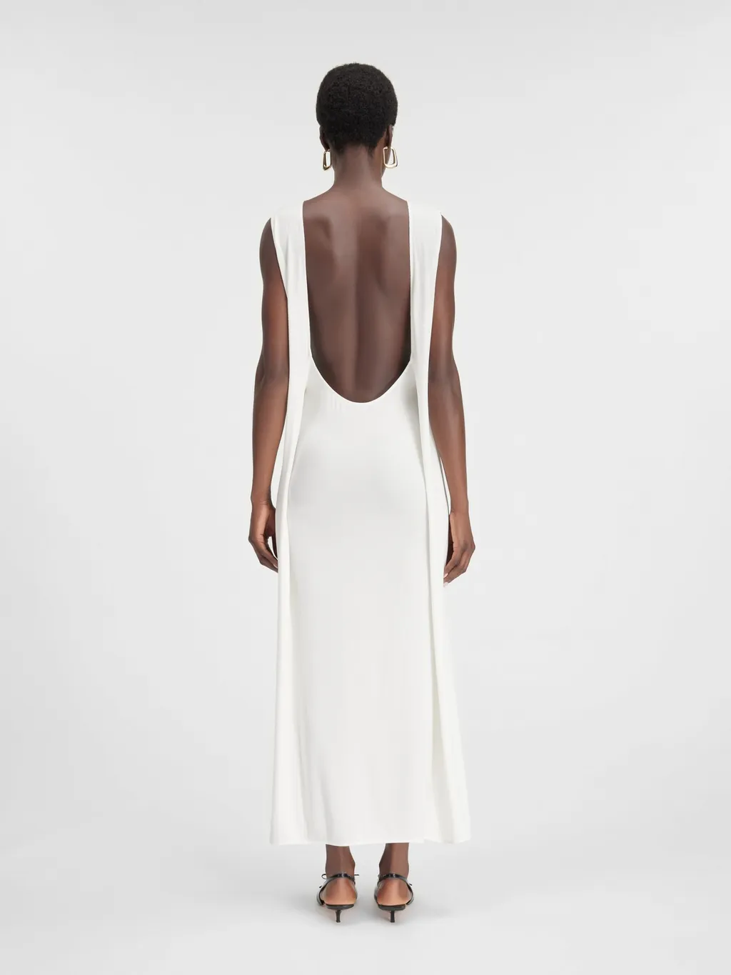 Draped Shift Dress