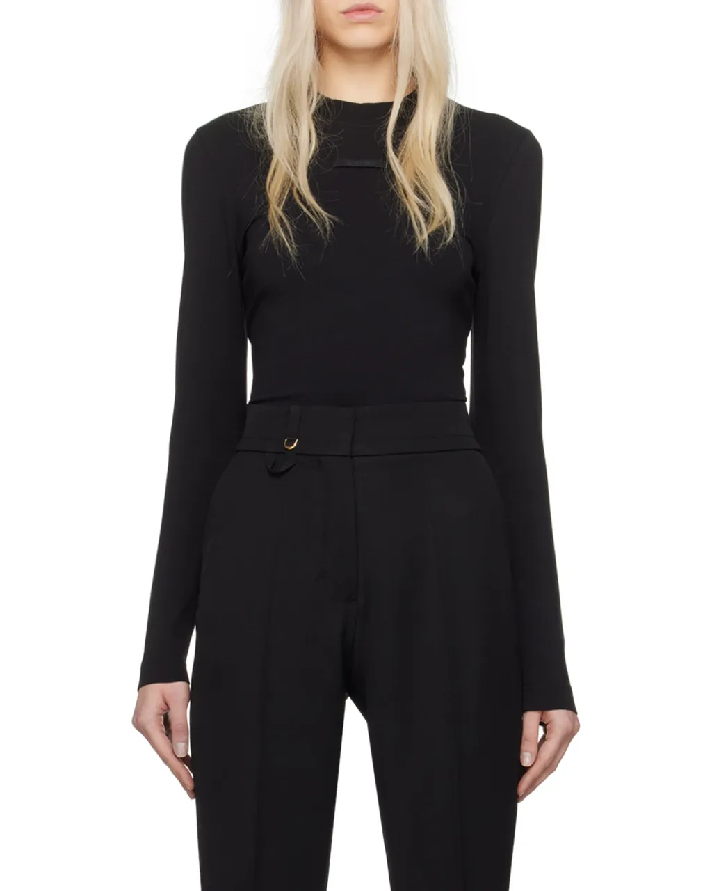 Logo Patch Long-Sleeve Top