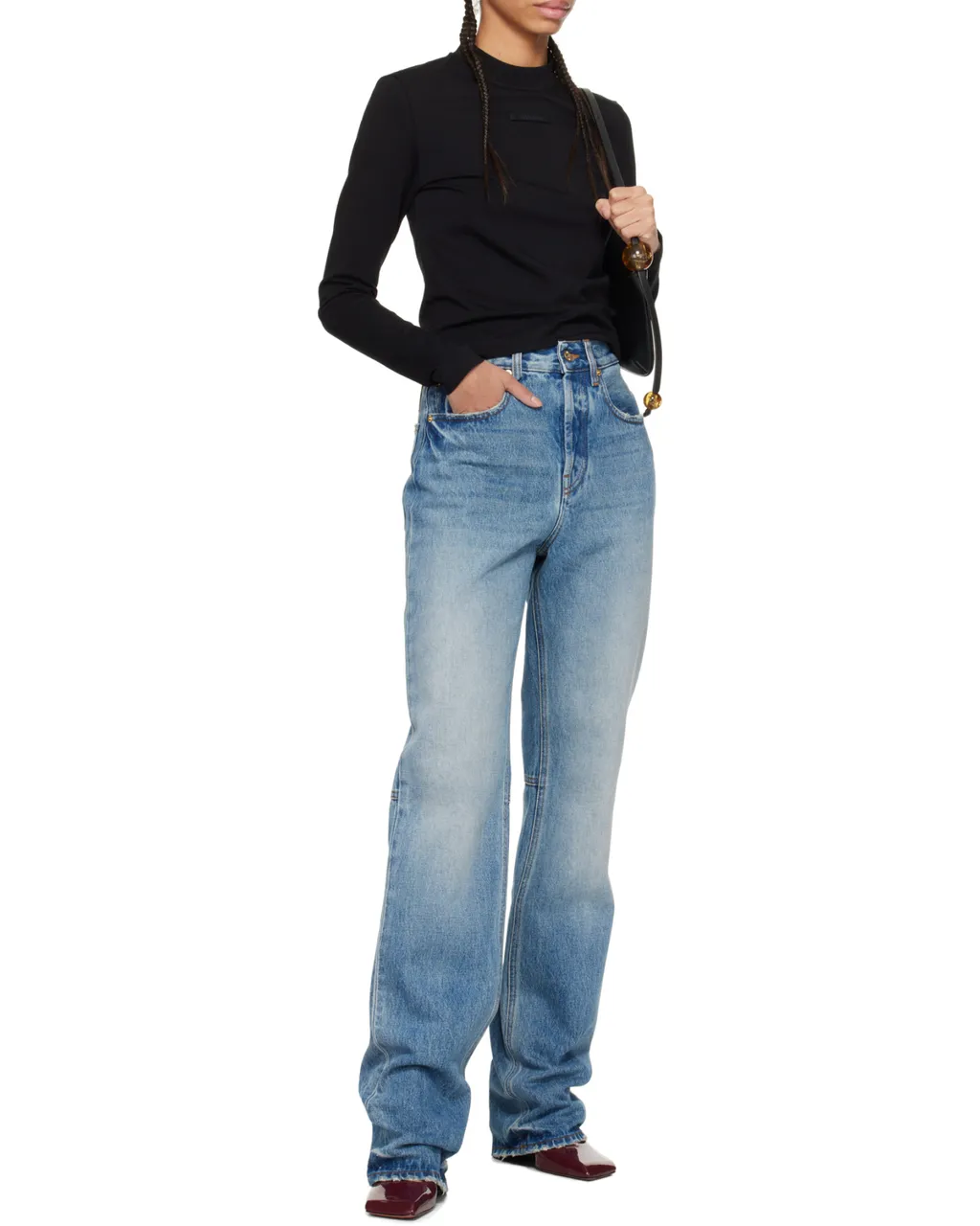 Logo Patch Long-Sleeve Top
