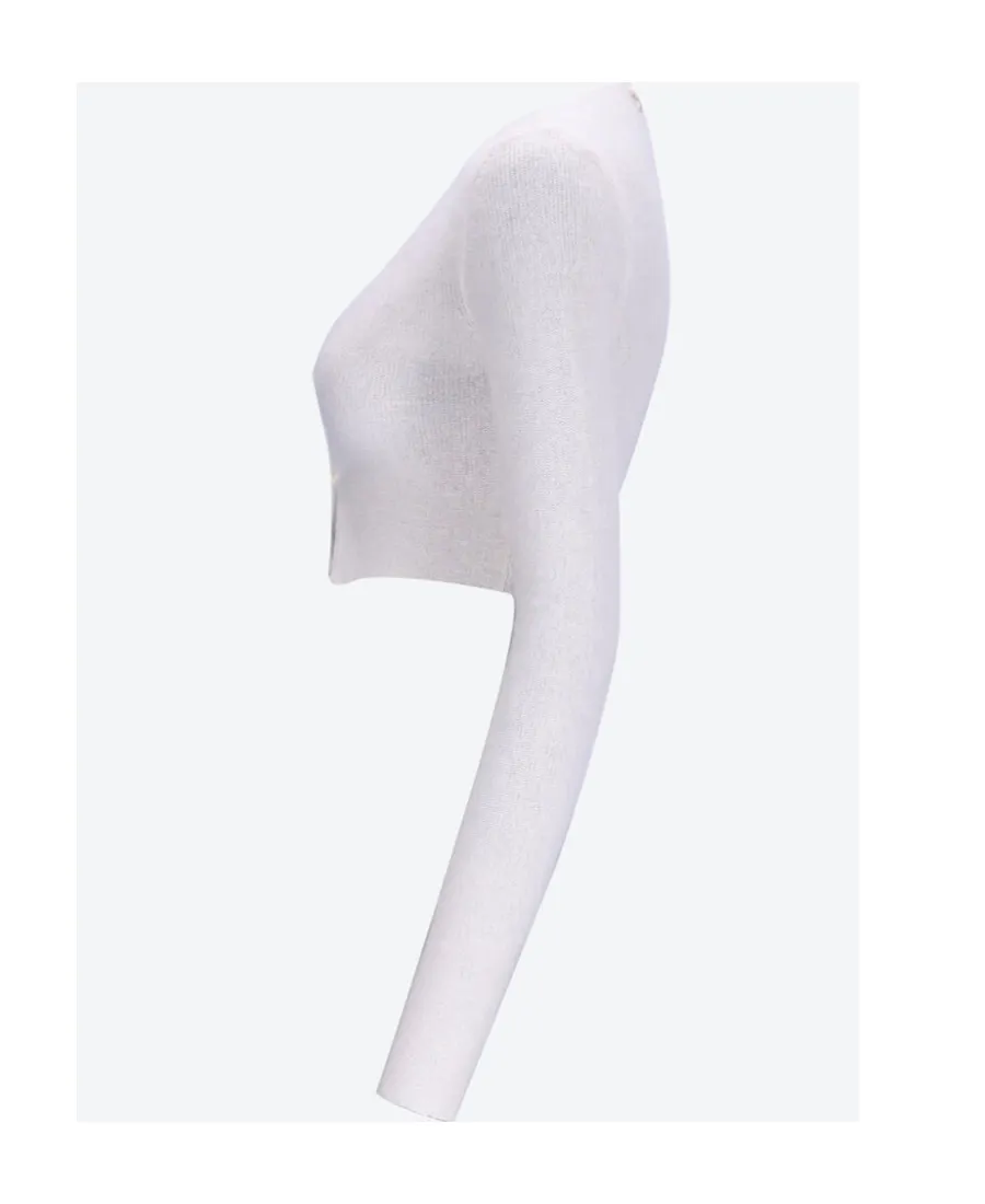 Le Alzou Cropped Cardigan