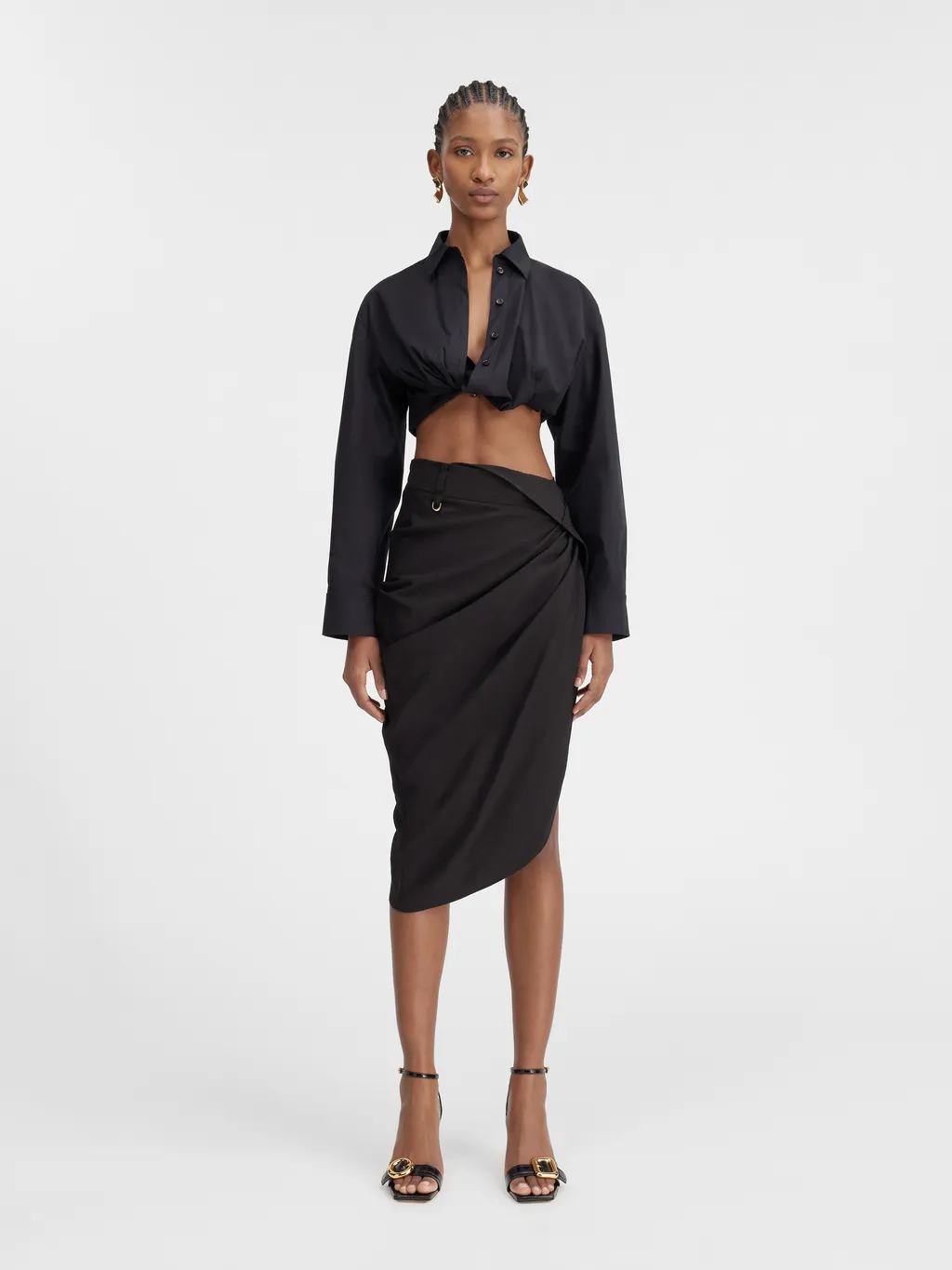 La Jupe Saudade Draped Skirt