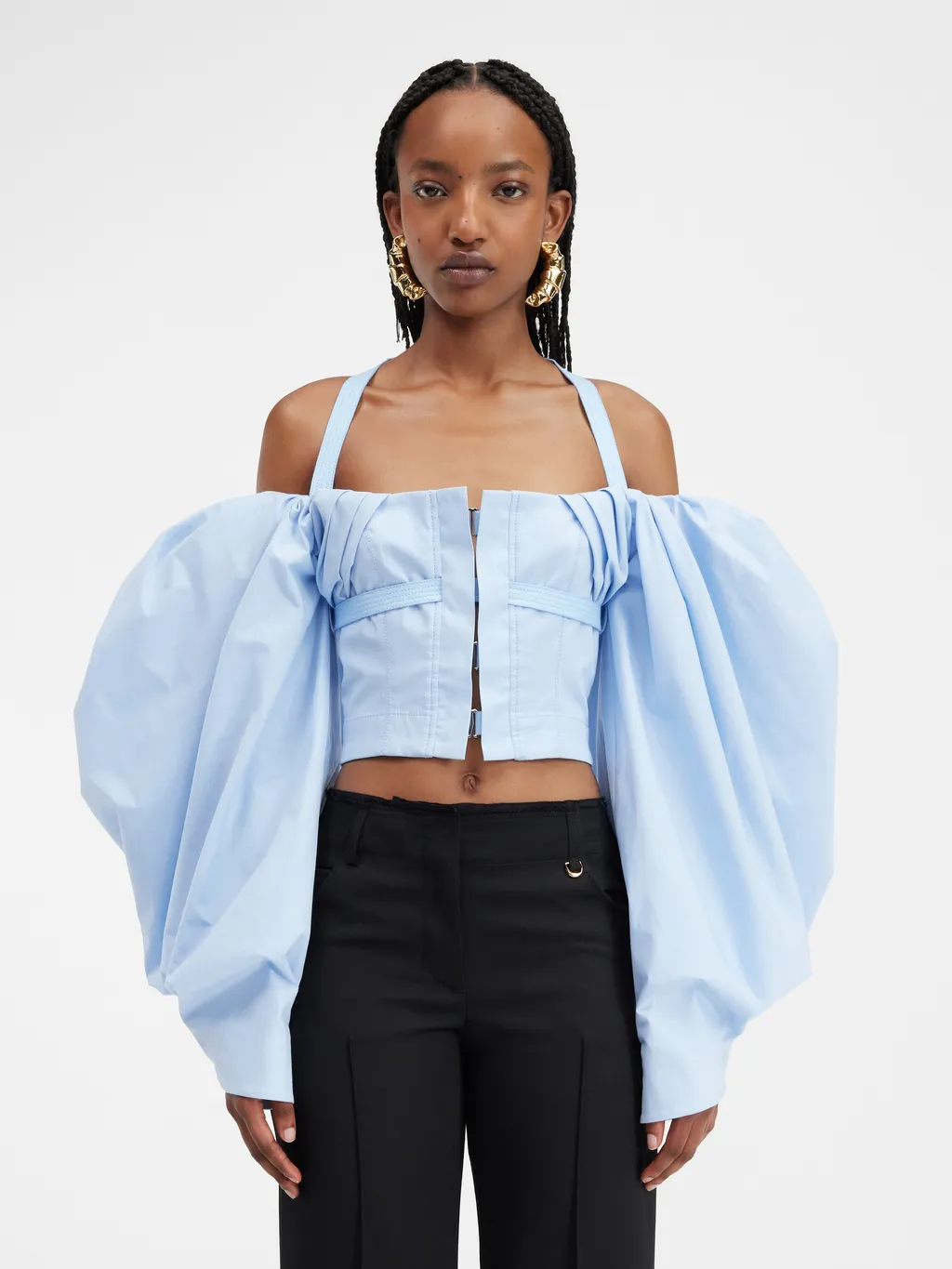 Bubble Sleeve Top