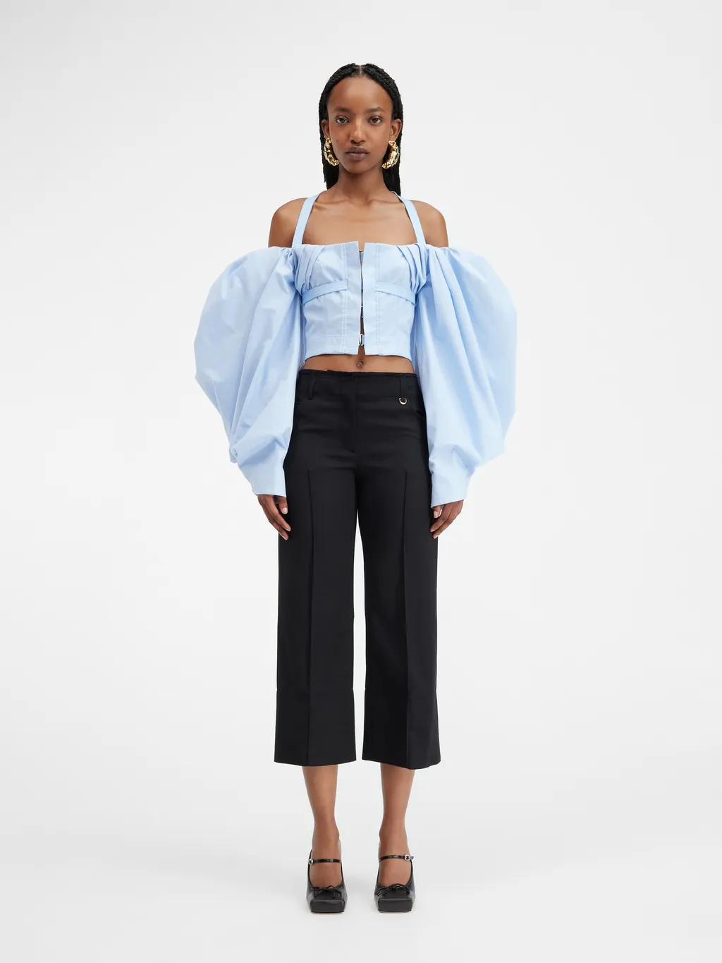 Bubble Sleeve Top