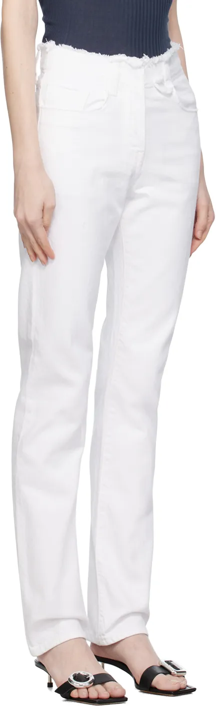Belt Ring Denim Trousers