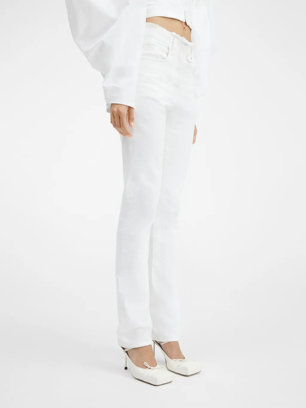 Belt Ring Denim Trousers