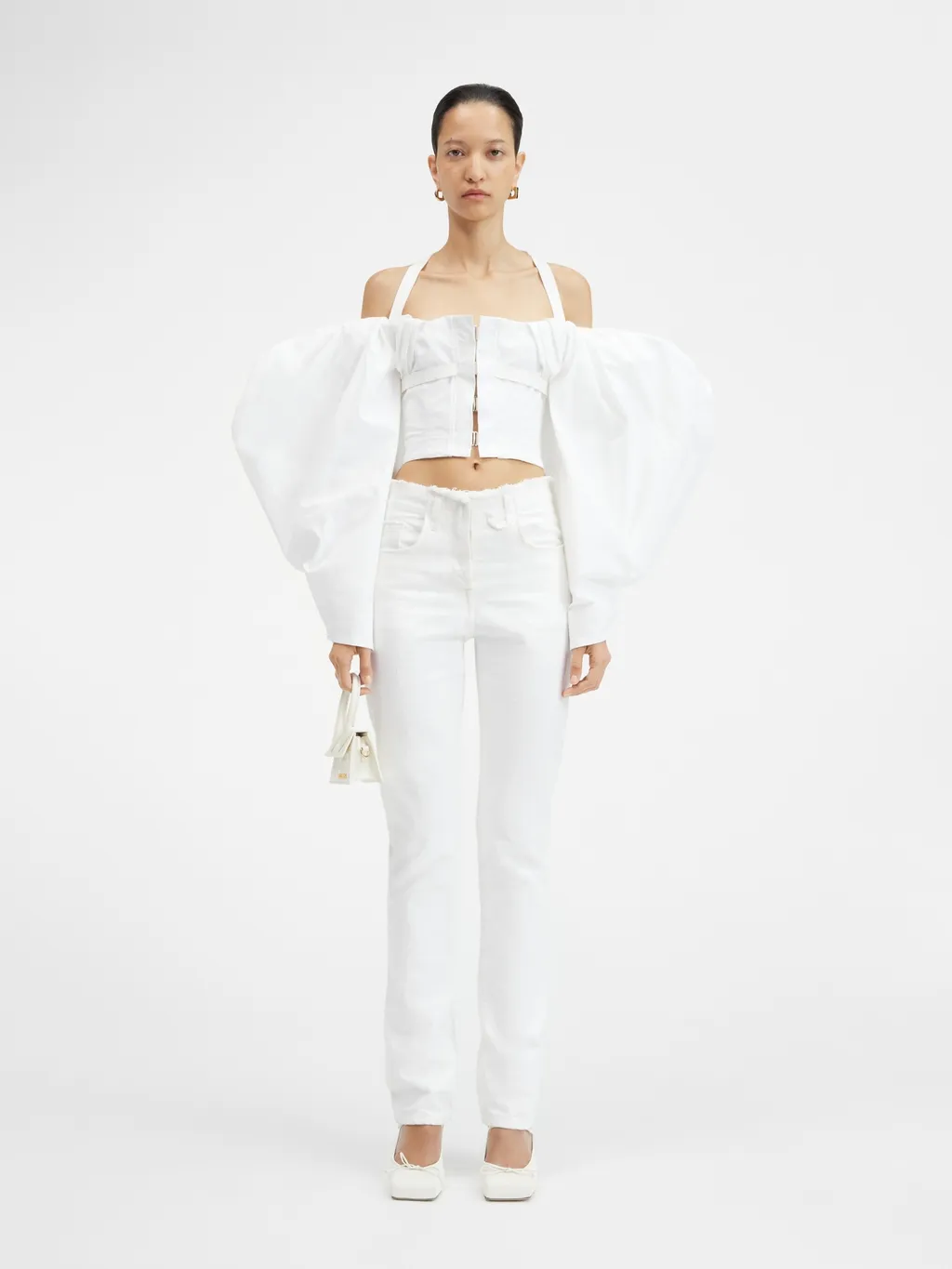 Belt Ring Denim Trousers