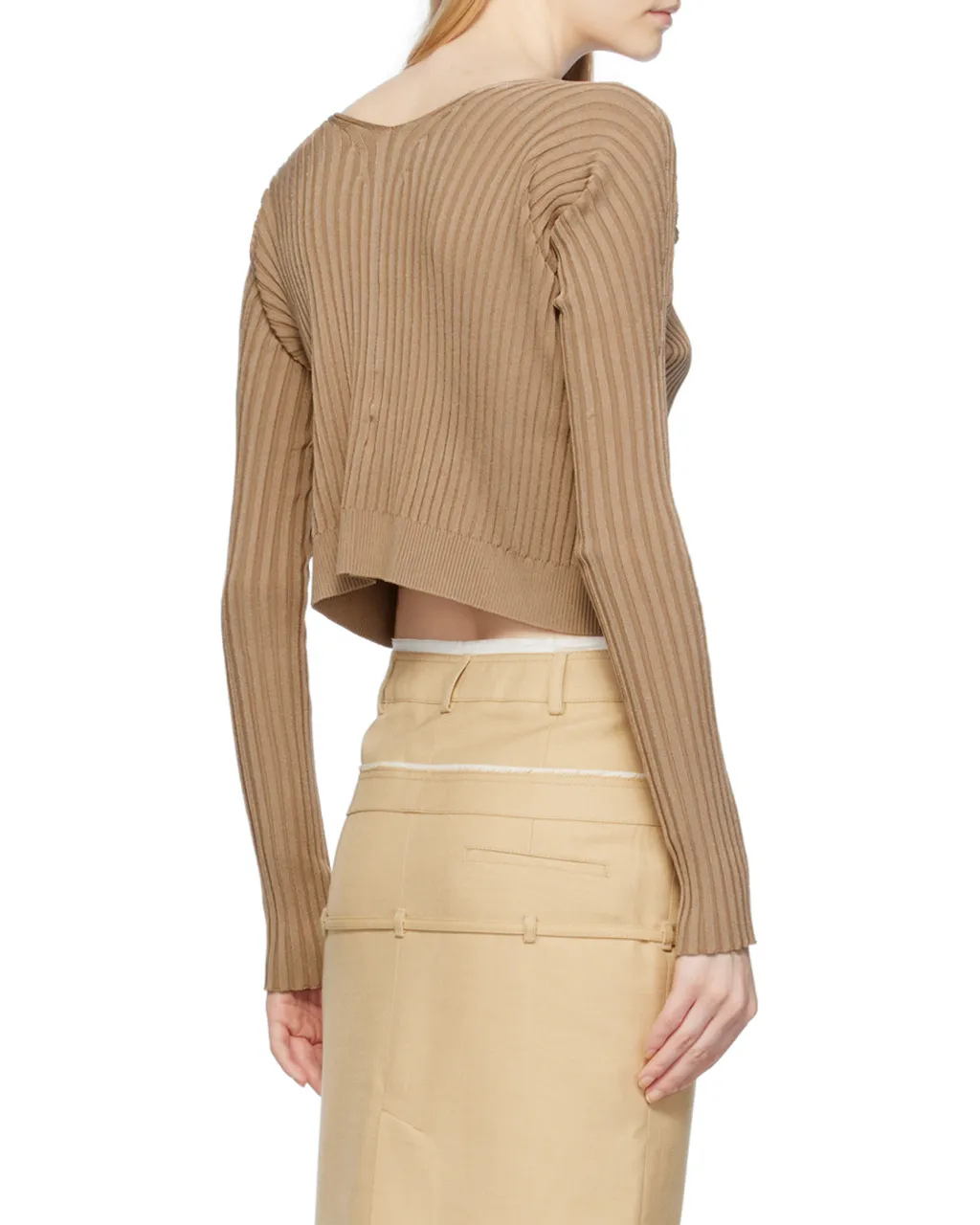 Logo Plaque Long-Sleeved Cardigan