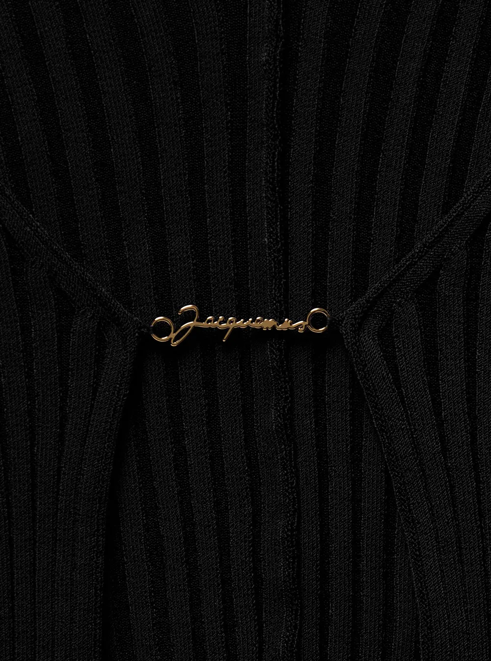 Ribbed-Knit Logo-Lettering Cardigan