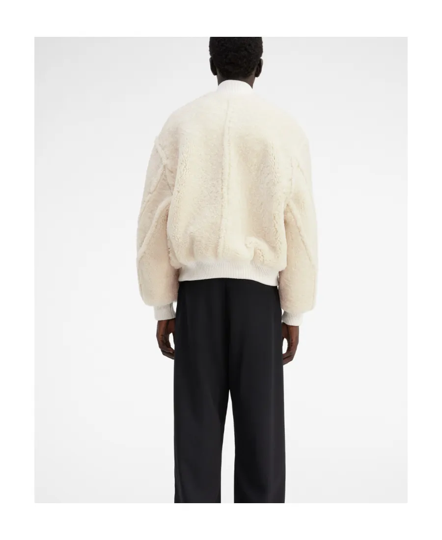 Le Blouson Pilou Shearling Bomber Jacket