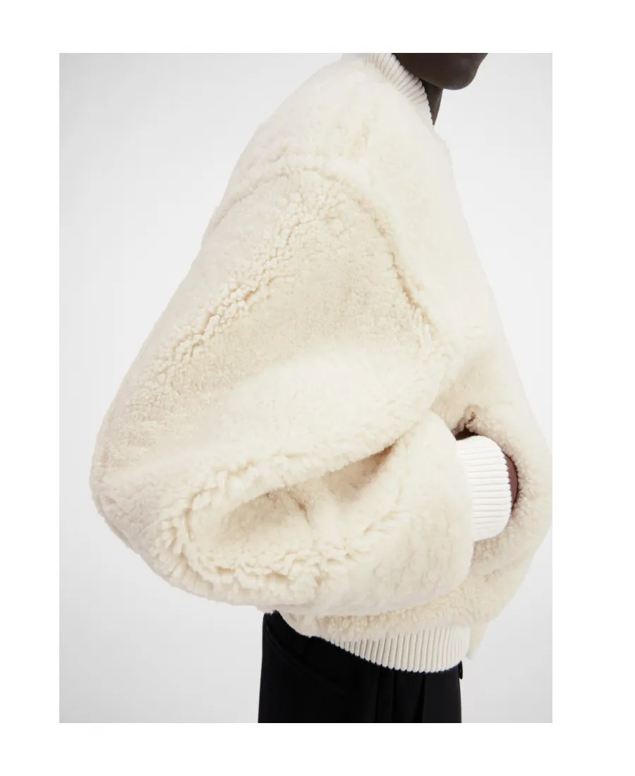 Le Blouson Pilou Shearling Bomber Jacket
