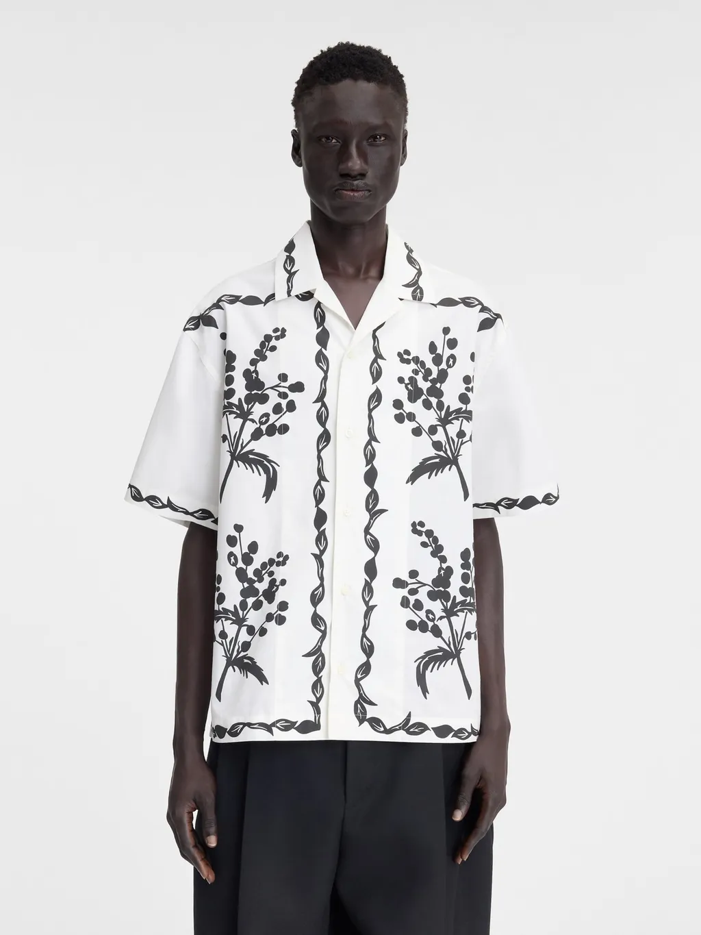Curly Mimosa Bowling Shirt