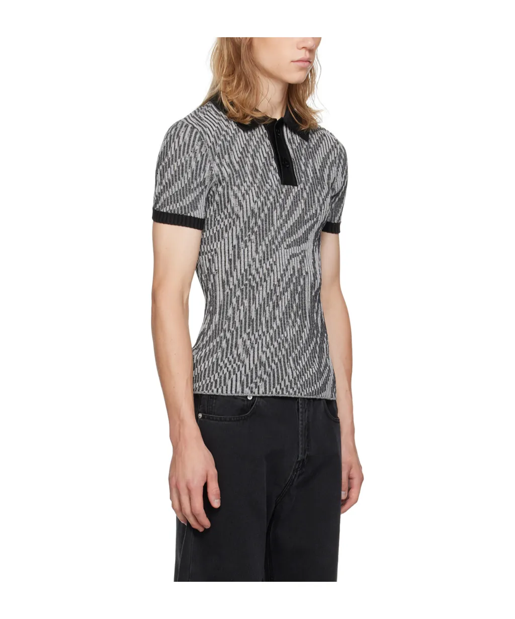 Polo Shirt With Lapel Short Sleeve