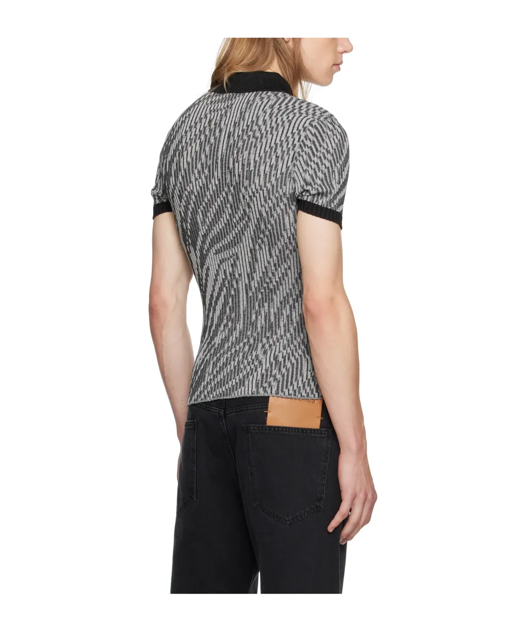 Polo Shirt With Lapel Short Sleeve